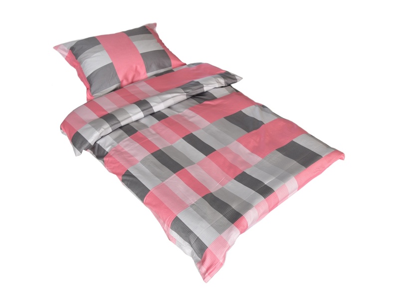 Saténové povlečení Issimo PINK 140x200 / 70x90 cm