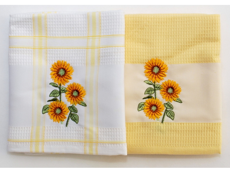 Utěrky se slunečnicí - 2 ks set