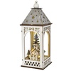 Dřevěná lucerna s LED 29x11 cm