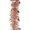 Vánoční řetěz růžový s hvězdičkami 2,7 m