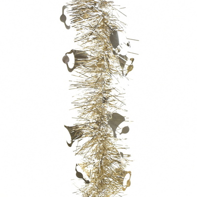 Vánoční řetěz šampaň se zvonky 2 m