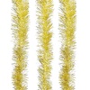 Řetěz zlatavě žlutý s laser efektem, délka 2 m, set 3 ks