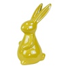 Zajíček keramický perleťově žlutý 14 cm