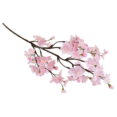 Třešňová větev světle růžová 78 cm