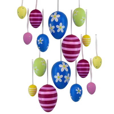 Velikonoční vajíčka 16 ks, mix velikostí